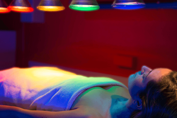 Aplicação de Cromoterapia